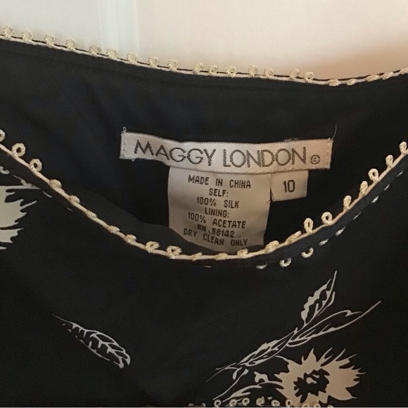Maggy London Silk cocktail dress - Picture 4 of 4